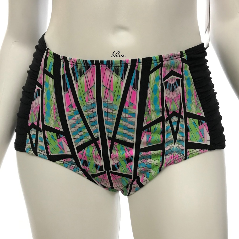 California kisses Technicolor High Waist Bikini